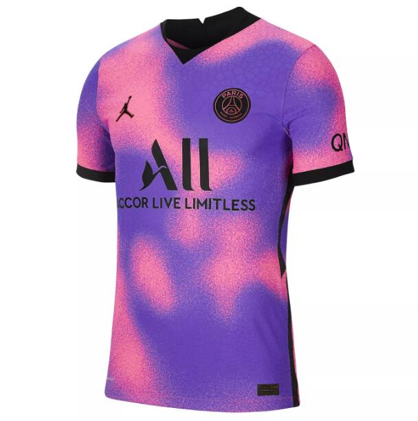 PSG Fourth Away Kit Soccer Jersey Player Version 2020/21